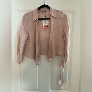 Zara wrap - blush pink